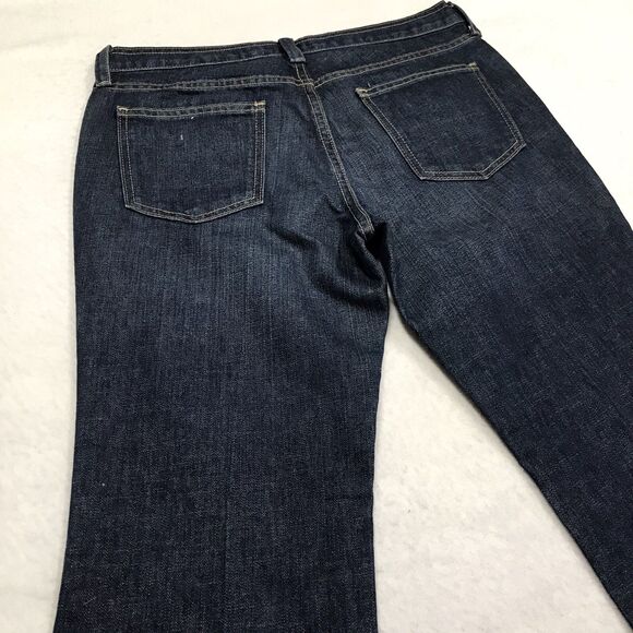Vintage 90s GAP Low Rise Boot Jeans Women 10 Ankle (34x30) Dark Wash Blue Denim - Picture 9 of 16